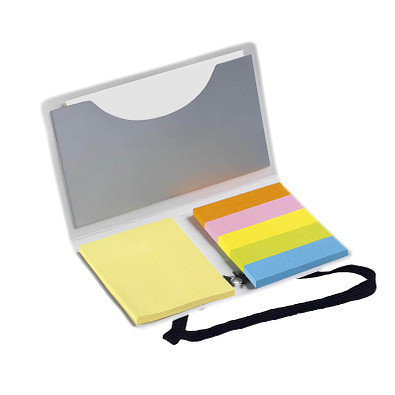 Haftnotiz-Mäppchen Remember, silber