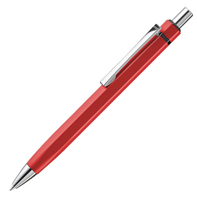 uma® Metall-Druckkugelschreiber Six, rot