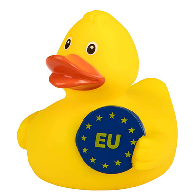 Schnabels® Bade-Ente Euro, gelb