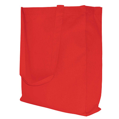 Baumwoll-Shopper Einkaufstasche, rot