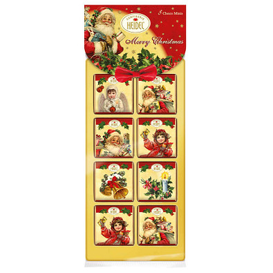 CONFISERIE HEIDEL Schokotäfelchen Weihnachtsnostalgie, gelb/rot CONFISERIE HEIDEL Schokotäfelchen Weihnachtsnostalgie, gelb/rot
