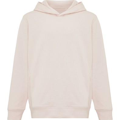 Iqoniq Yengo KidsHoodie mit Seitentaschen aus rec. Baumwolle, cloud pink, 1112