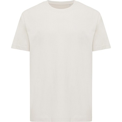 Iqoniq Kakadu relaxed T-Shirt aus recycelter Baumwolle, ivory white, S