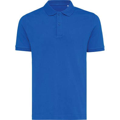 Iqoniq Yosemite Piqué-Poloshirt aus recycelter Baumwolle, Königsblau, XXS