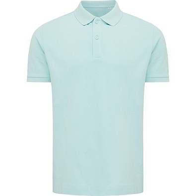 Iqoniq Yosemite Piqué-Poloshirt aus recycelter Baumwolle, crushed mint, S