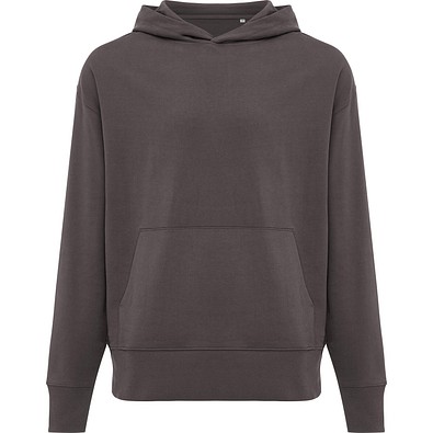Iqoniq Yoho Relax-Hoodie aus recycelter Baumwolle, anthrazit, L