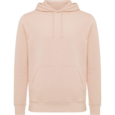 Iqoniq Rila Lightweight Hoodie aus recycelter Baumwolle, peach nectar, M