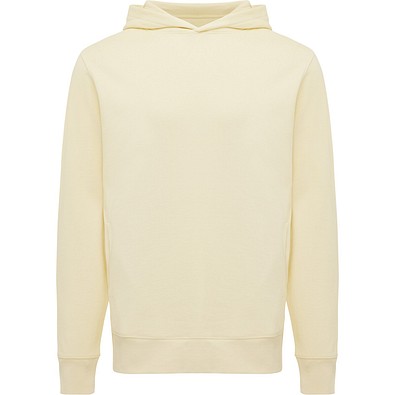 Iqoniq Yengo Hoodie mit Seitentaschen aus rec. Baumwolle, cream yellow, XXS