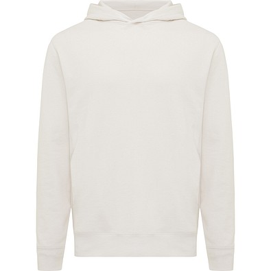 Iqoniq Yengo Hoodie mit Seitentaschen aus rec. Baumwolle, ivory white, XXS