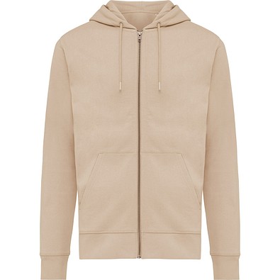 Iqoniq Abisko Zip-Kapuzenpullover aus recycelter Baumwolle, desert, XXS