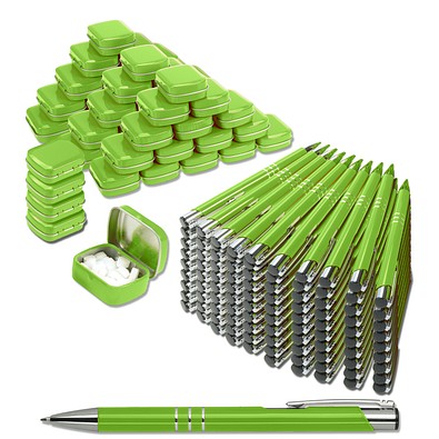 Werbe-Sparset Give-away, 150-tlg., inkl. Druck, grün