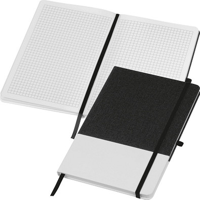Notizbuch Bardolino, DIN A5, schwarz
