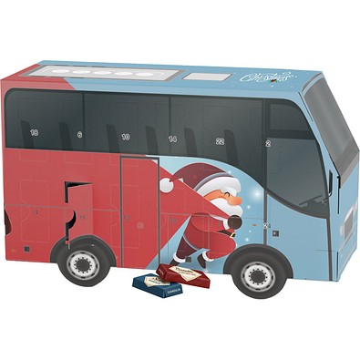 Adventskalender Bus, Sarotti Schokotäfelchen, Little Santa