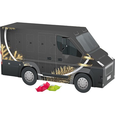 Adventskalender Transporter, Ritter SPORT Schokowürfel, Edle Weihnacht