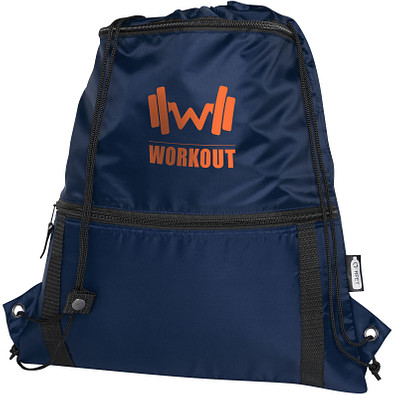 Adventure recycelte isolierter Sportbeutel 9L, navy