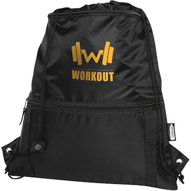 Adventure recycelte isolierter Sportbeutel 9L, schwarz