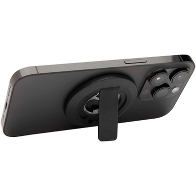 Ain Magnetische Smartphonehalterung  aus recyceltem Kunststoff mit Flaschenöffner, schwarz