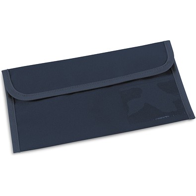 AIRLINE. Reisedokumententasche aus 600D, Blau