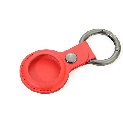 AIRTAG COVER Schlüsselanhänger, gunmetal, rot