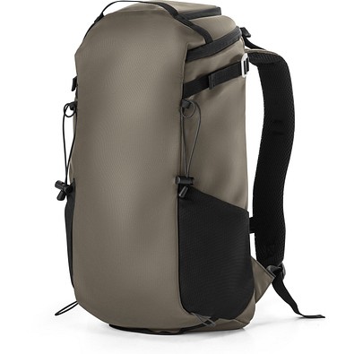 ALASCA. Wanderrucksack mit wasserdichter Beschichtung, Dunkelgrün