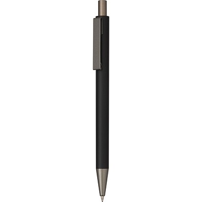 Aluminium-Kugelschreiber ALLEGRO,schwarz