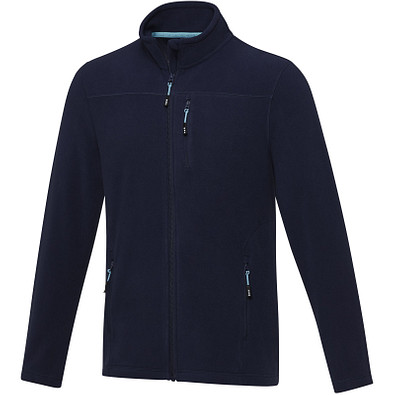 Amber GRS recycelte Fleecejacke für Herren, navy, L