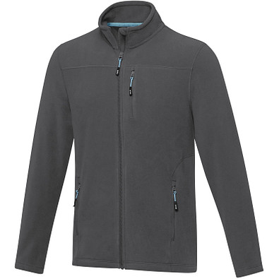 Amber GRS recycelte Fleecejacke für Herren, storm grey, L