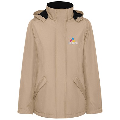 America wattierter Parka für Damen, Dark Sand, XL