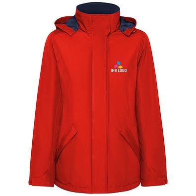 America wattierter Parka für Damen, rot, XL