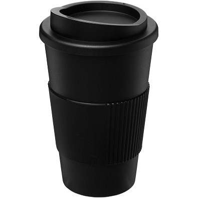 Americano Isolierbecher mit Schutzring, 350 ml, schwarz
