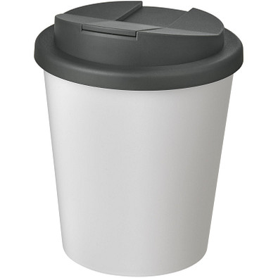 Americano® Espresso 250 ml Isolierbecher mit auslaufsicherem Schraubverschluss, weiß/grau
