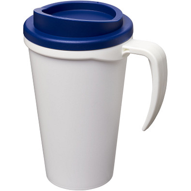 Americano Grande Isolierbecher, 350 ml, weiss,blau