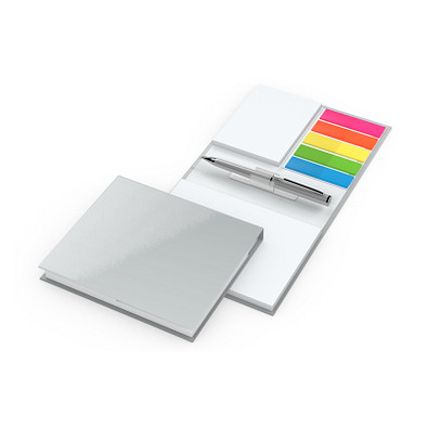 Geiger-Notes Amsterdam A White Bookcover Haftnitzblock, inkl. Druck, gloss