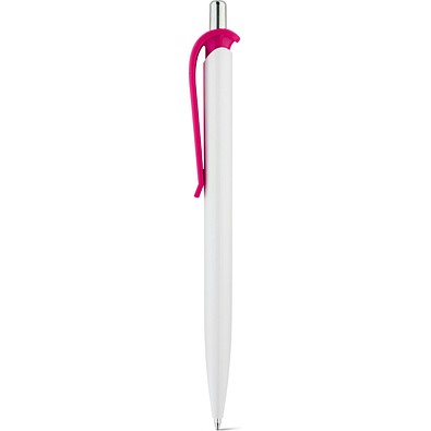 ANA. ABS-Kugelschreiber mit Clip, Rosa