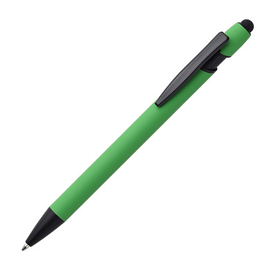 PENKO® Metall-Touch-Kugelschreiber Anacapa-Black, grün