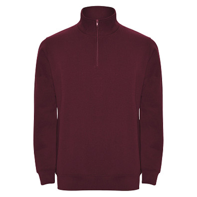 Aneto Pullover mit Viertelreißverschluss, Garnet, 3XL