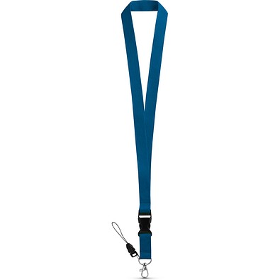 ANQUETIL. Lanyard aus Polyester, Blau