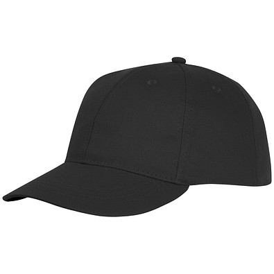 Ares Kappe mit 6 Segmenten, schwarz