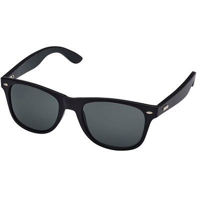 Arlo Bambus Sonnenbrille mit schwarzer Beschichtung, schwarz