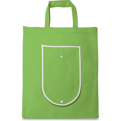 ARLON. Faltbare Einkaufstasche aus Non-woven (80 g/m²), Hellgrün