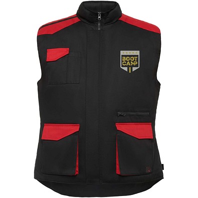 Armada Arbeitsweste mit mehreren Taschen, schwarz, 2XL