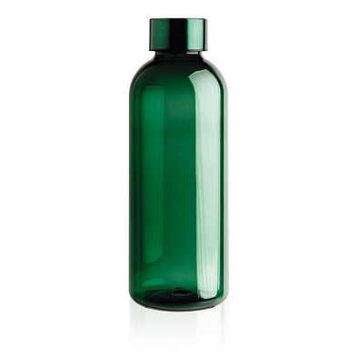 Auslaufsichere Trinkflasche mit Metalldeckel, grün
