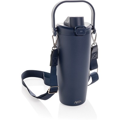 Avira Ayala Crossbody Duosip Becher aus RCS rec. Stahl, navy blau