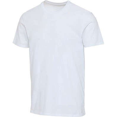 Azurite 160 g/m² Kurzärmeliges T-Shirt Bio Baumwolle (OCS), unisex, weiss, M