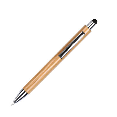 LANCE® Bambus-Touch-Kugelschreiber  Sapporo, schwarz