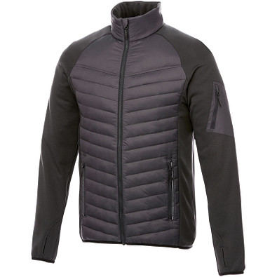 ELEVATE Herren Hybrid-Thermojacke Banff, grau, XS