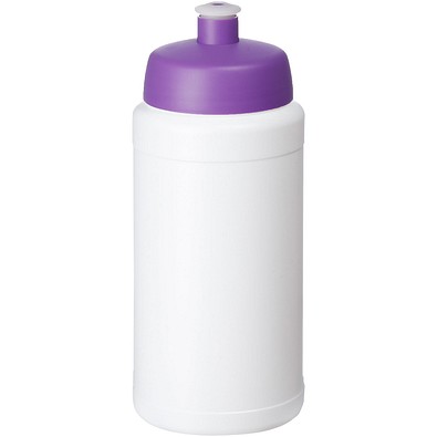 Baseline® Plus 500 ml Flasche mit Sportdeckel, weiß/lila