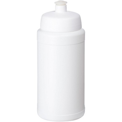 Baseline® Plus 500 ml Flasche mit Sportdeckel, weiß/weiß