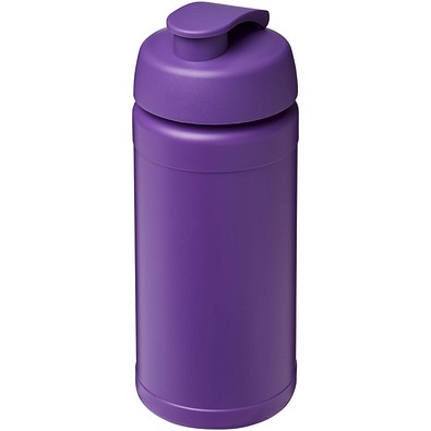 Baseline® Plus 500 ml Sportflasche mit Klappdeckel, lila