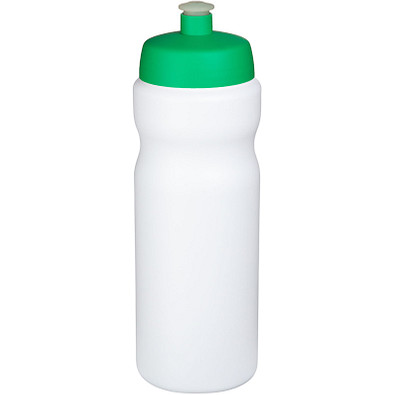 Baseline Plus Sportflasche, 650 ml, weiss,grün